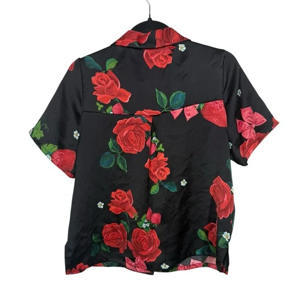 Lisa Says Gah Floral Rose SET Size Small - Picture 7 of 16